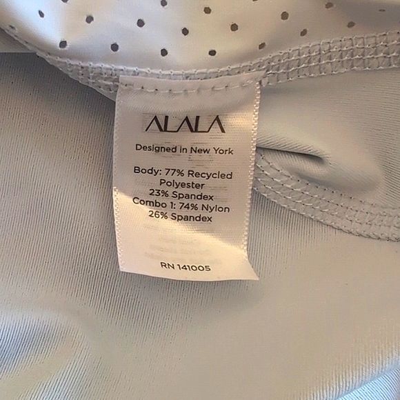 ALALA Womens Medium Racerback Serena Tennis Dress Blue Athleisure Sporty Golf - Picture 8 of 8